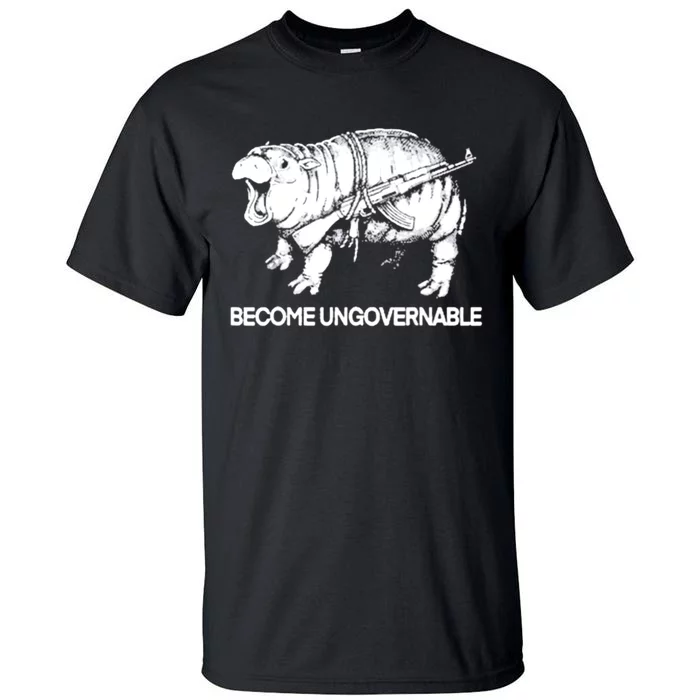 Become Ungovernable Funny Moodeng Tall T-Shirt