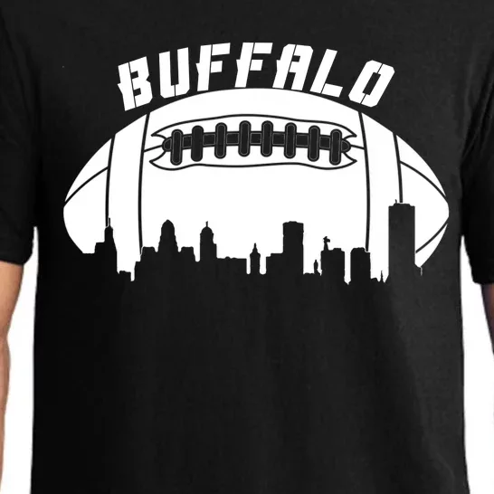 Buffalo Football City Skyline Pajama Set