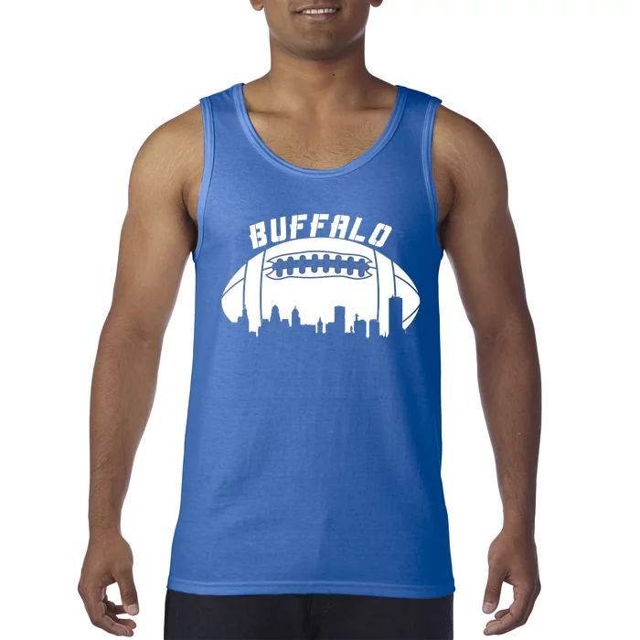 Buffalo Football City Skyline Tank Top