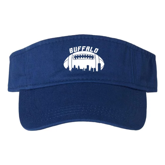 Buffalo Football City Skyline Valucap Bio-Washed Visor