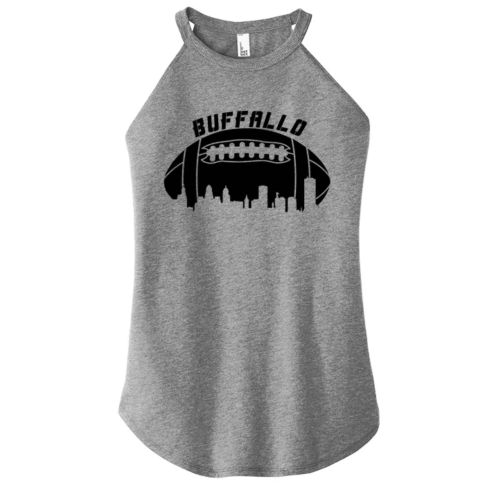 Buffalo Football City Skyline Women’s Perfect Tri Rocker Tank