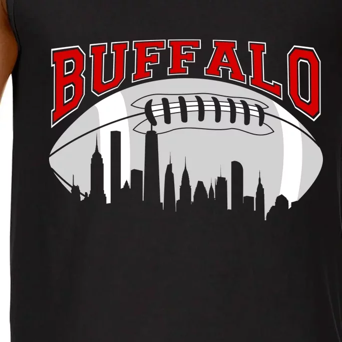 Buffalo Football Fan City Skyline Comfort Colors® Tank Top