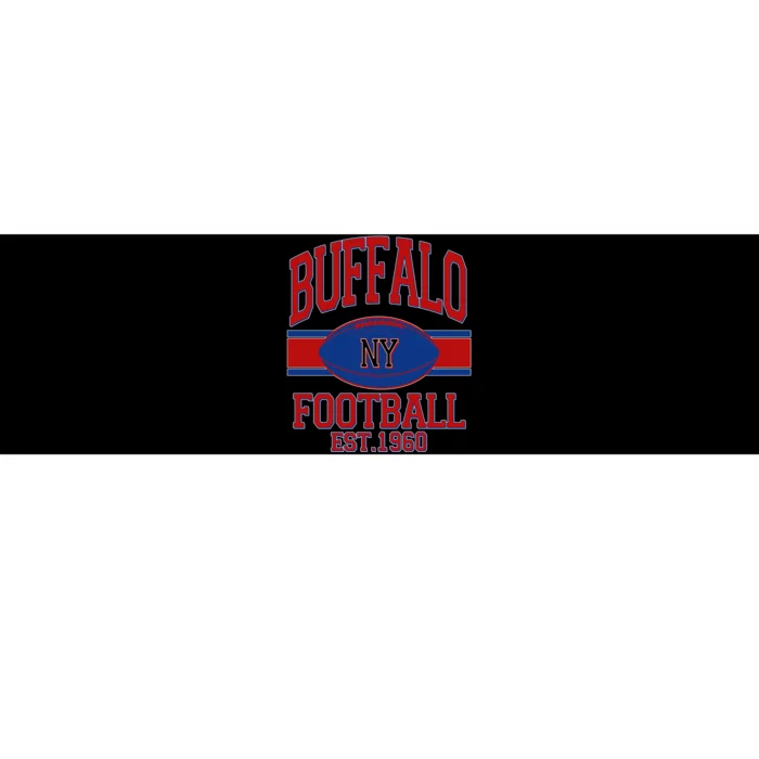 Buffalo New York Football Classic Logo Fan Bumper Sticker