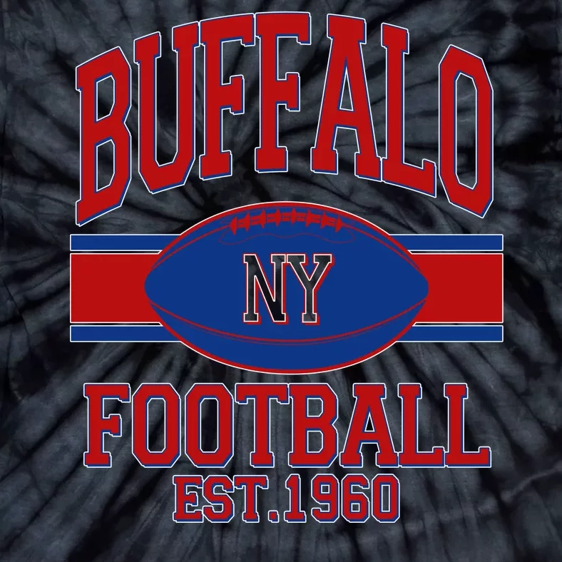 Buffalo New York Football Classic Logo Fan Tie-Dye T-Shirt