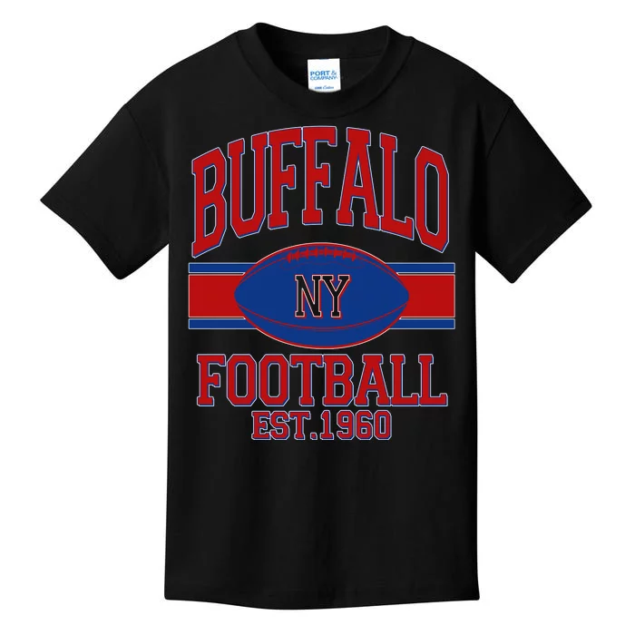 Buffalo New York Football Classic Logo Fan Kids T-Shirt