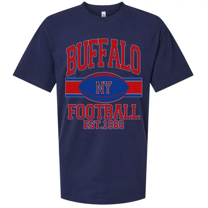 Buffalo New York Football Classic Logo Fan Sueded Cloud Jersey T-Shirt