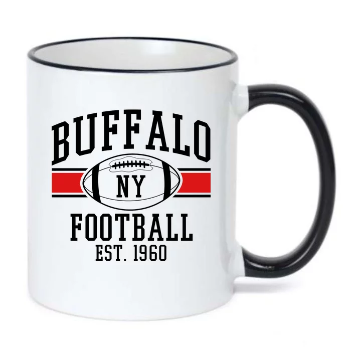 Buffalo NY Football EST 1960 Black Color Changing Mug