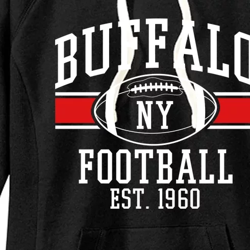 Buffalo NY Football EST 1960 Women's Fleece Hoodie