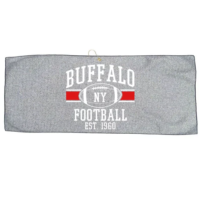 Buffalo NY Football EST 1960 Large Microfiber Waffle Golf Towel