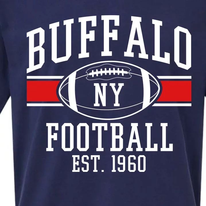 Buffalo NY Football EST 1960 Sueded Cloud Jersey T-Shirt