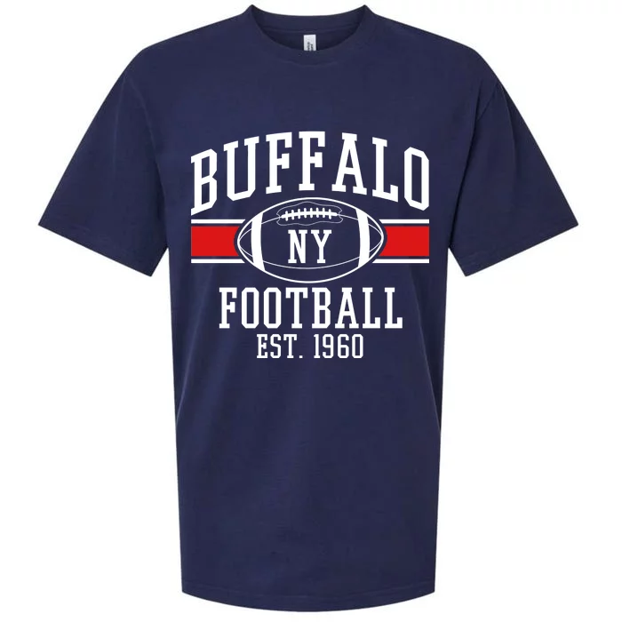 Buffalo NY Football EST 1960 Sueded Cloud Jersey T-Shirt