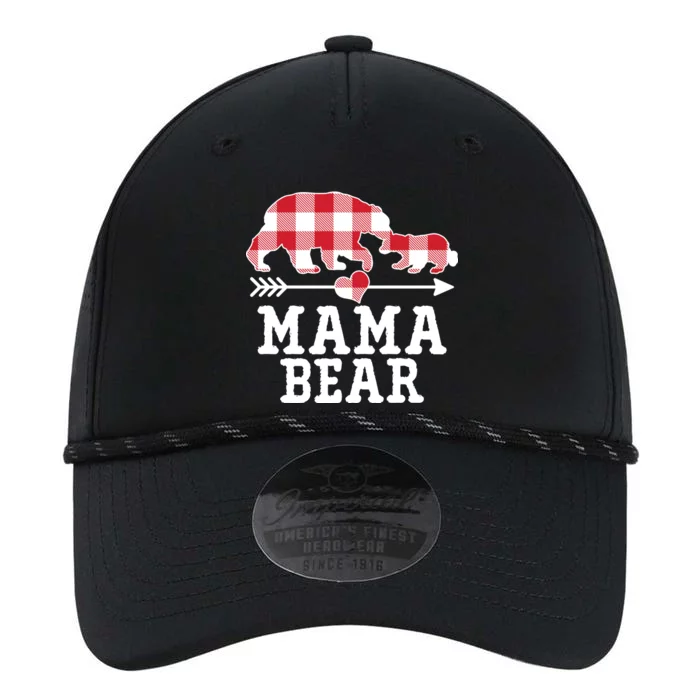 Buffalo Plaid Mama Bear Performance The Dyno Cap