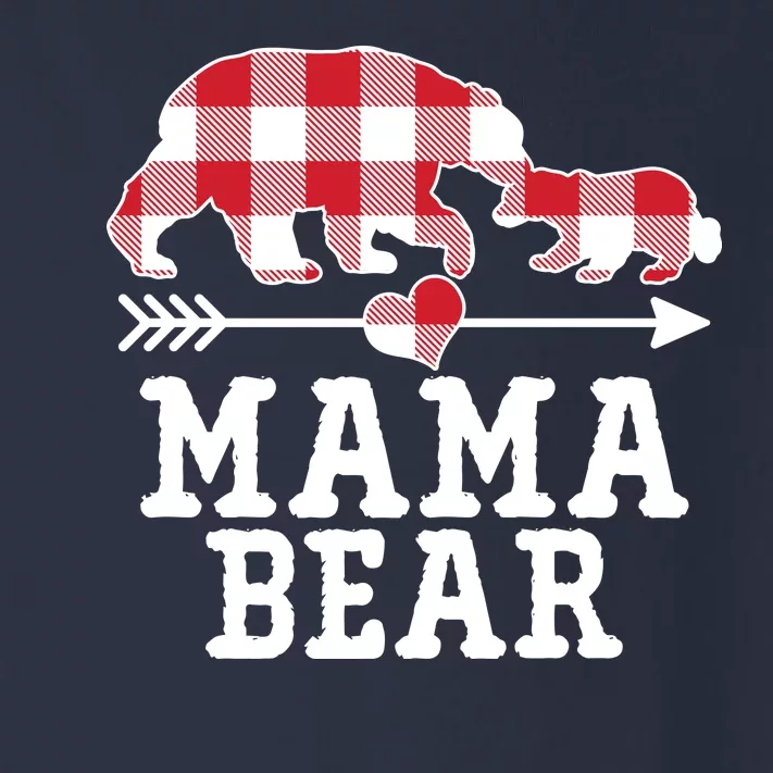 Buffalo Plaid Mama Bear Toddler Long Sleeve Shirt