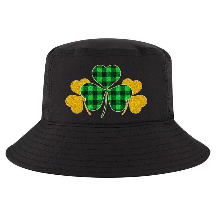 Buffalo Shamrock Plaid Irish Clovers Cool Comfort Performance Bucket Hat