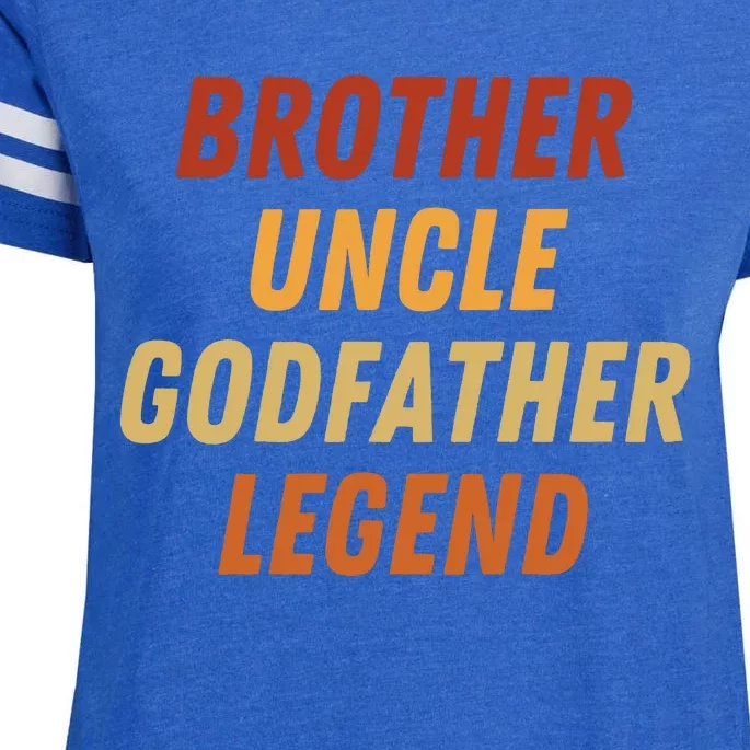 Brother Uncle Godfather Legend For A Favorite Best Uncle Enza Ladies Jersey Football T-Shirt