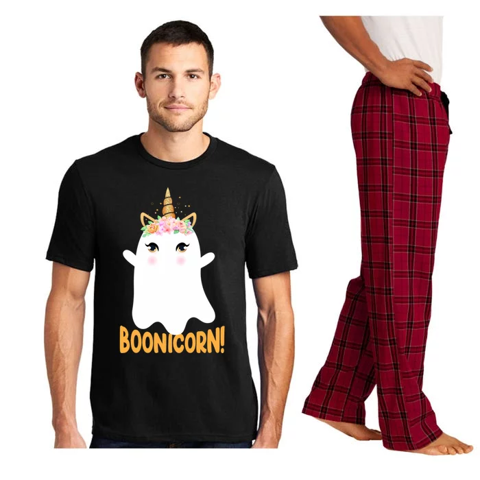 Boonicorn Unicorn Ghost Halloween Funny For Unicorn Lover Great Gift Pajama Set