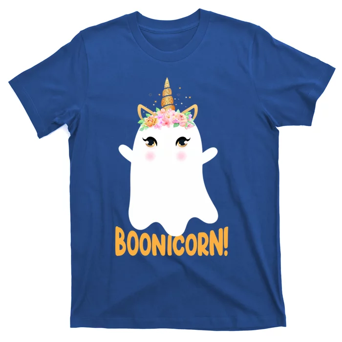 Boonicorn Unicorn Ghost Halloween Funny For Unicorn Lover Great Gift T-Shirt