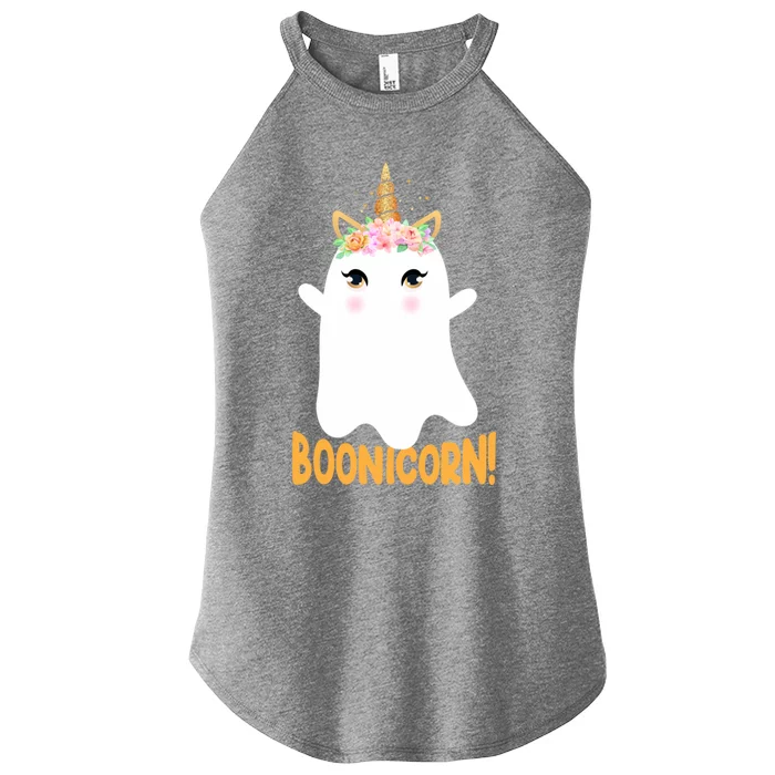 Boonicorn Unicorn Ghost Halloween Funny For Unicorn Lover Great Gift Women’s Perfect Tri Rocker Tank