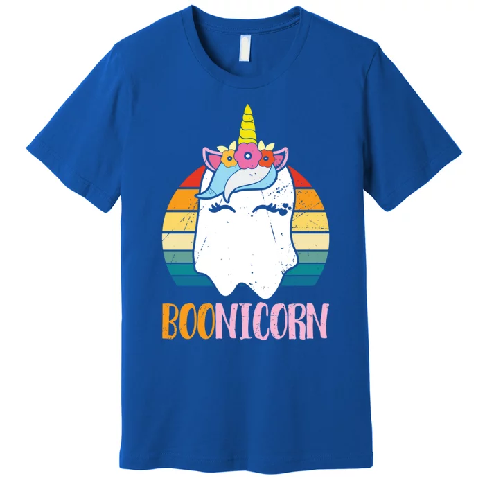 Boonicorn Unicorn Ghost Happy Halloween Costumes Gift Premium T-Shirt