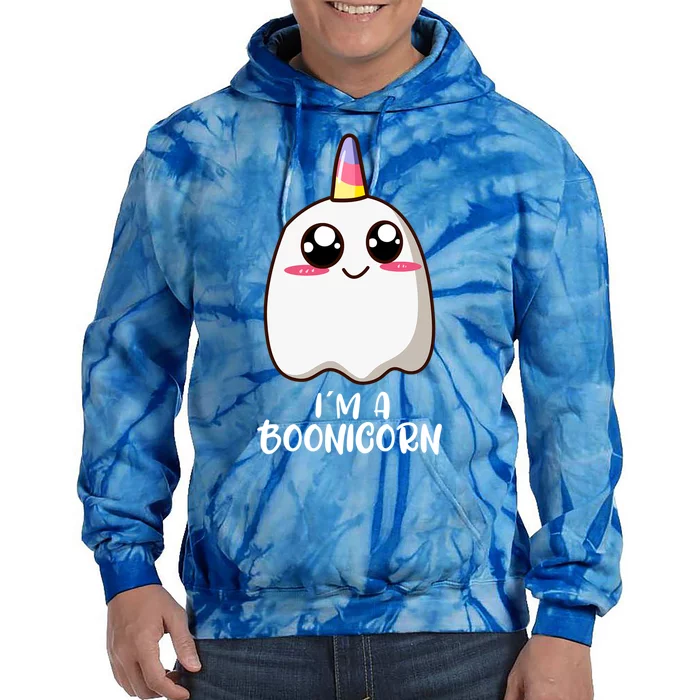 Boonicorn Unicorn Ghost Gift Tie Dye Hoodie