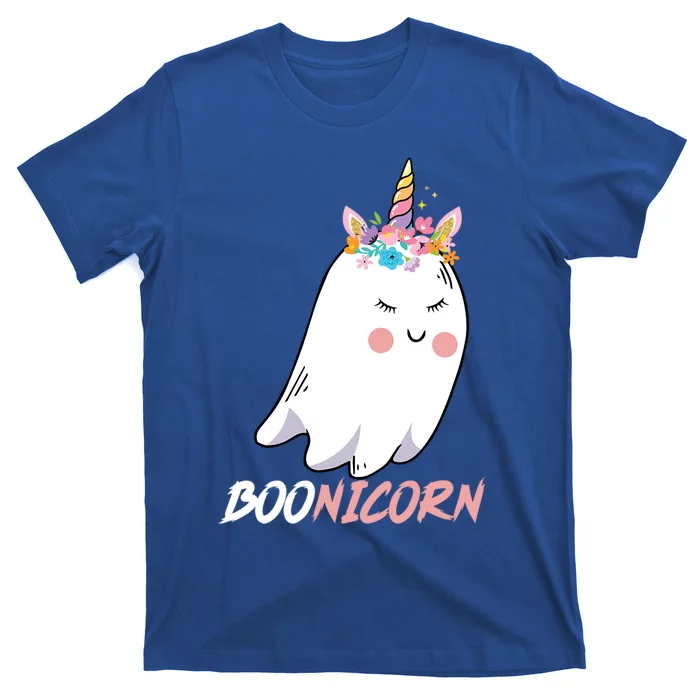 Boonicorn Unicorn Ghost Halloween Gift Cool Gift T-Shirt