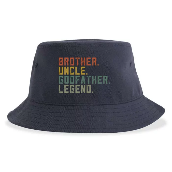 Brother Uncle Godfather Legend Sustainable Bucket Hat