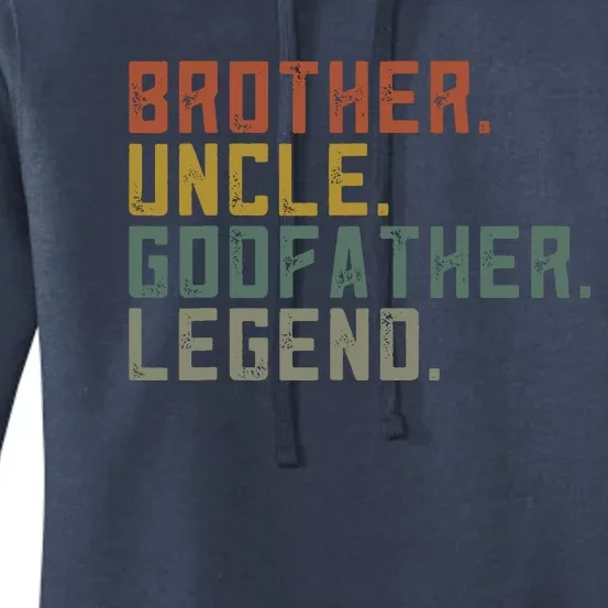 Brother Uncle Godfather Legend Women's Pullover Hoodie