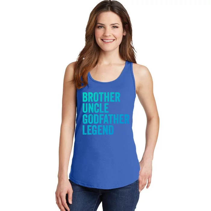 Brother Uncle Godfather Legend Favorite Best Uncle Meaningful Gift Ladies Essential Tank