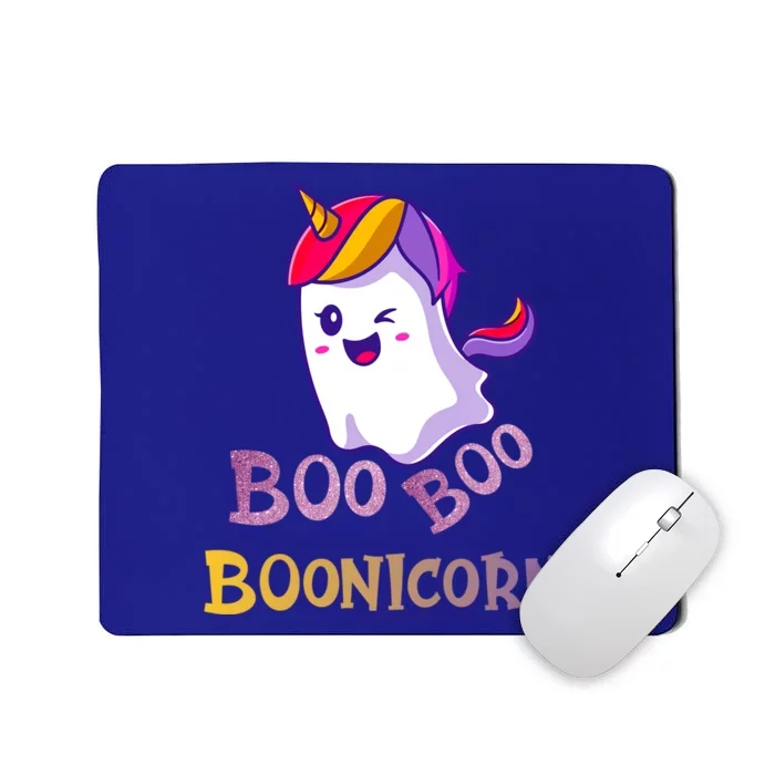 Boonicorn Unicorn Ghost Funny Halloween Thanksgiving Meaningful Gift Mousepad