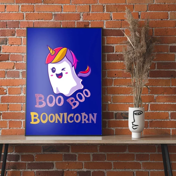 Boonicorn Unicorn Ghost Funny Halloween Thanksgiving Meaningful Gift Poster