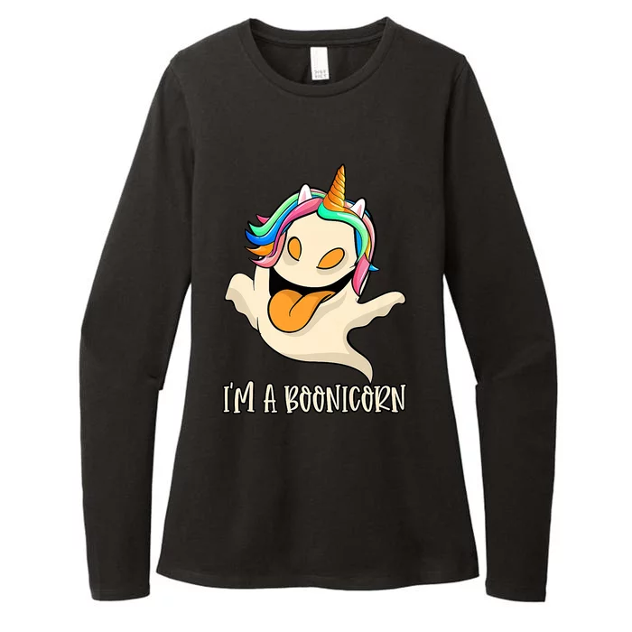 Boonicorn Unicorn Ghost Im A Boonicorn Halloween Cute Meaningful Gift Womens CVC Long Sleeve Shirt