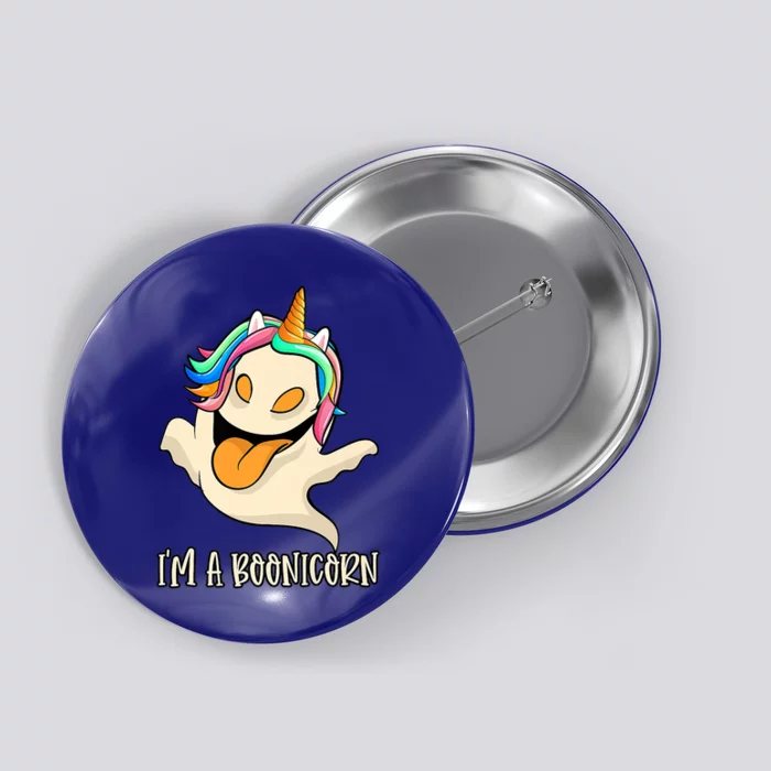 Boonicorn Unicorn Ghost Im A Boonicorn Halloween Cute Meaningful Gift Button