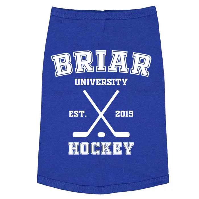 Briar University Hockey Off Campus Gift Doggie Tank