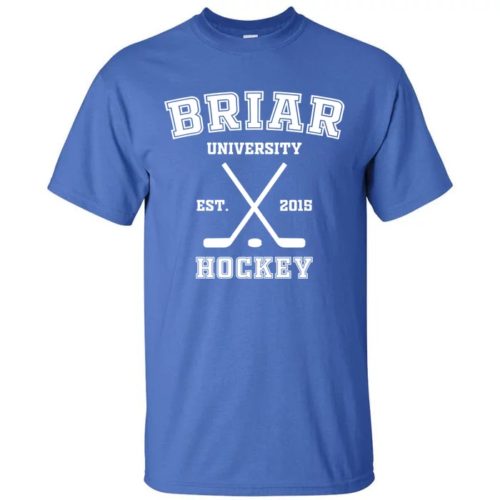 Briar University Hockey Off Campus Gift Tall T-Shirt