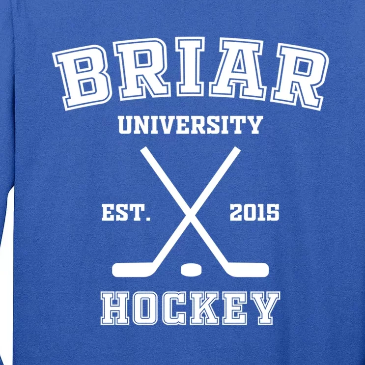 Briar University Hockey Off Campus Gift Tall Long Sleeve T-Shirt