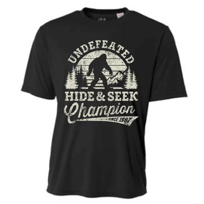 Bigfoot Undefeated Hide And Seek Champion Vintage Cooling Performance Crew T-Shirt