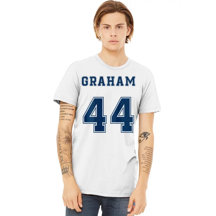 Briar U Hockey Off Campus Graham 44 Two Side Premium T-Shirt