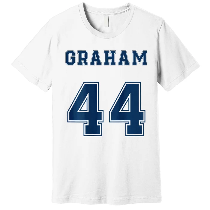 Briar U Hockey Off Campus Graham 44 Two Side Premium T-Shirt