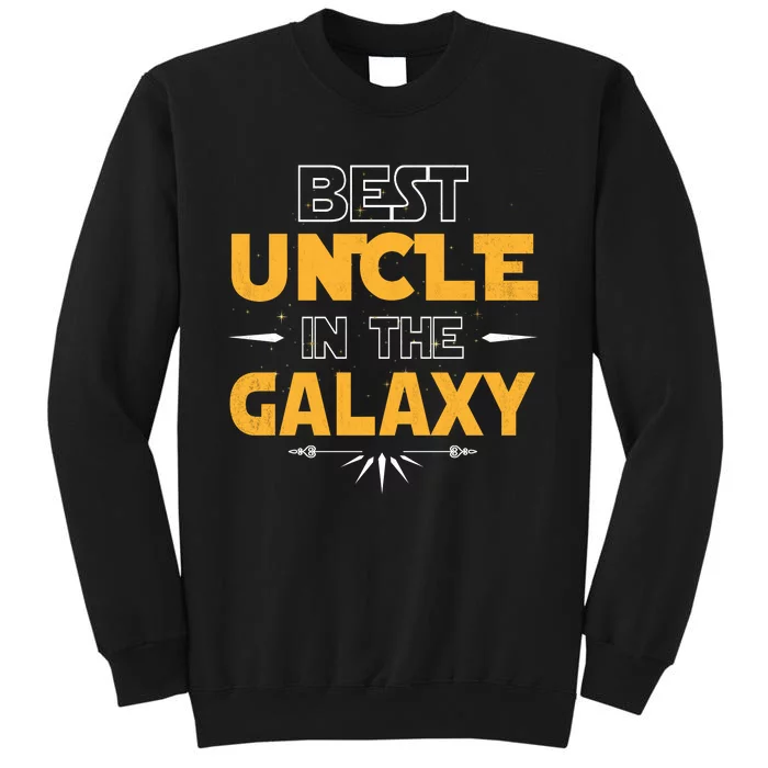 Best Uncle In The Galaxy Funny Parody Sweatshirt