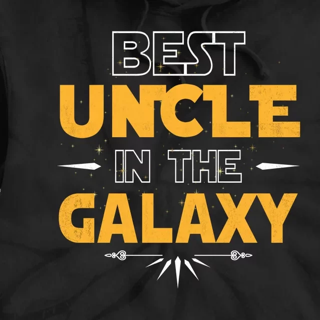 Best Uncle In The Galaxy Funny Parody Tie Dye Hoodie