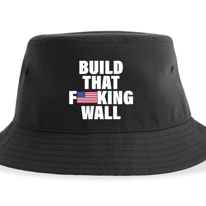 Build That F*cking Wall Sustainable Bucket Hat