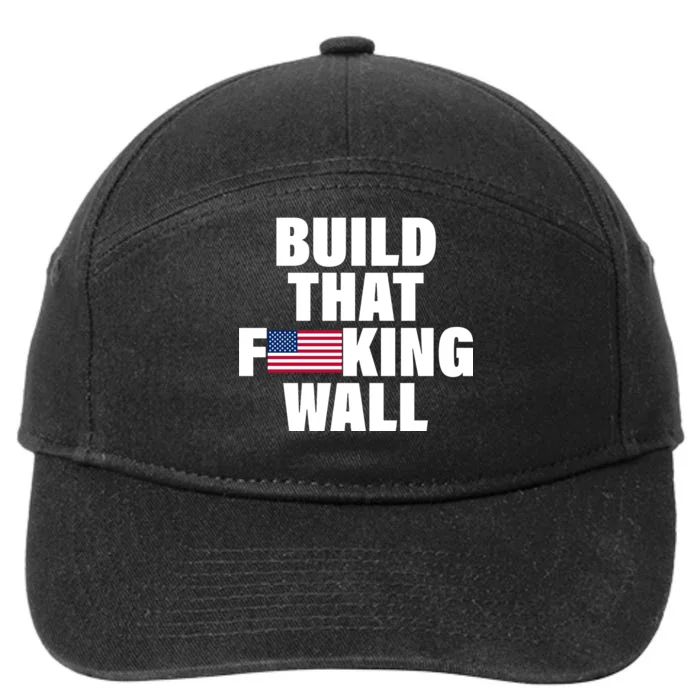 Build That F*cking Wall 7-Panel Snapback Hat