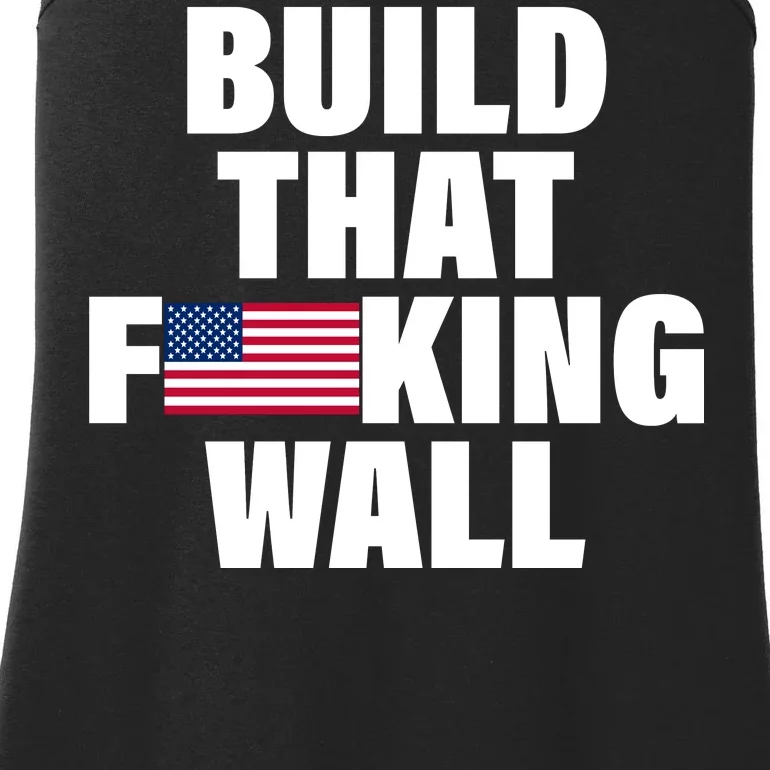 Build That F*cking Wall Ladies Essential Tank