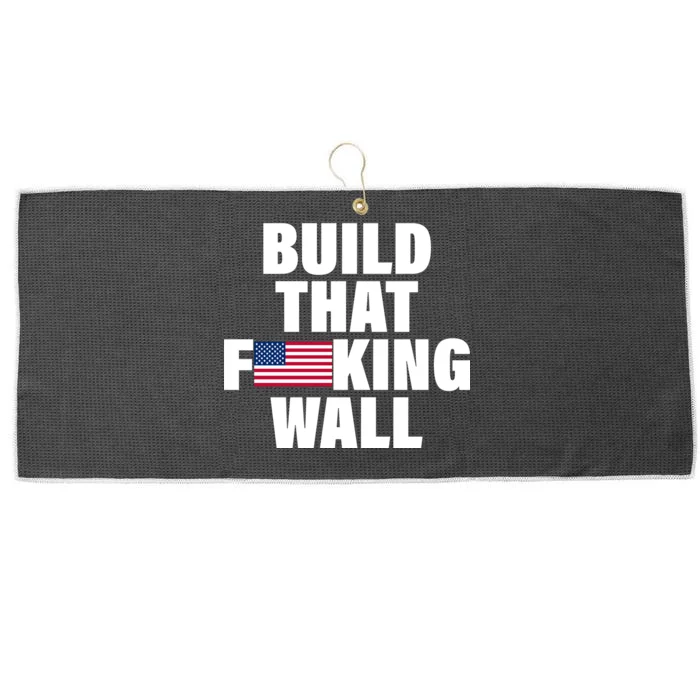 Build That F*cking Wall Large Microfiber Waffle Golf Towel