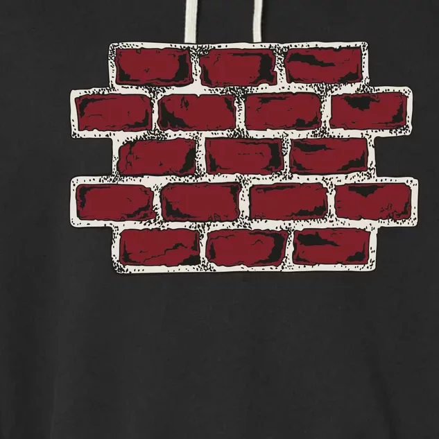 Build The Brick Wall Trump Garment-Dyed Fleece Hoodie