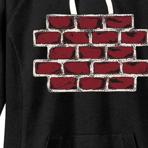 Build The Brick Wall Trump Women's Fleece Hoodie