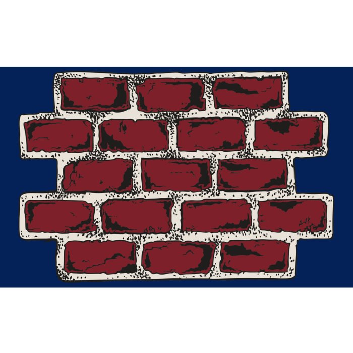 Build The Brick Wall Trump Bumper Sticker