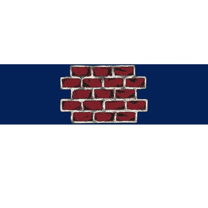 Build The Brick Wall Trump Bumper Sticker