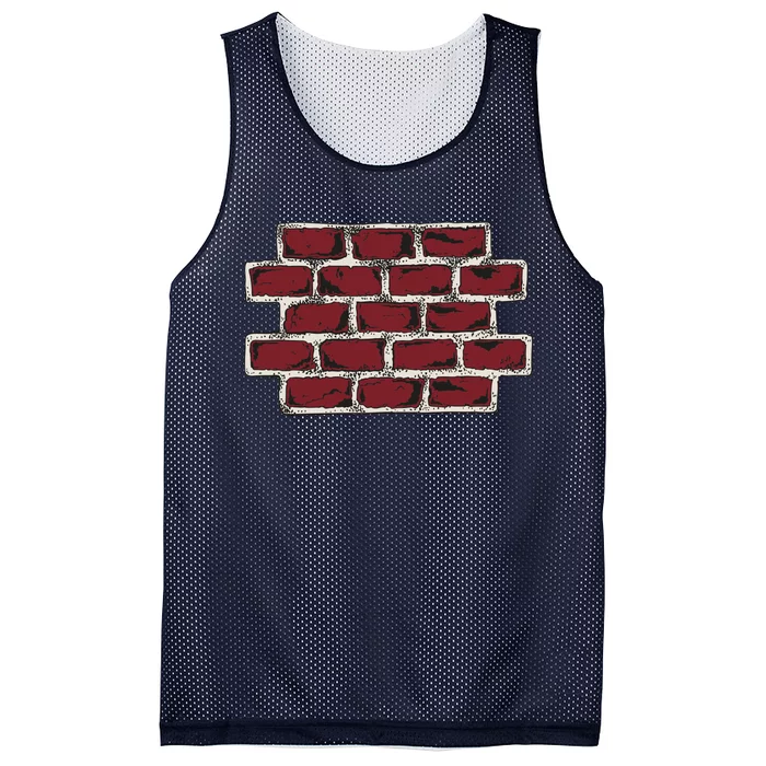 Build The Brick Wall Trump Mesh Reversible Basketball Jersey Tank