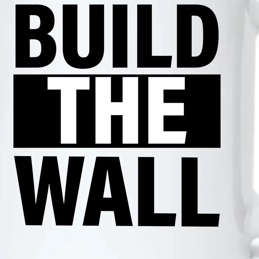 Build The Wall Box Logo Black Color Changing Mug